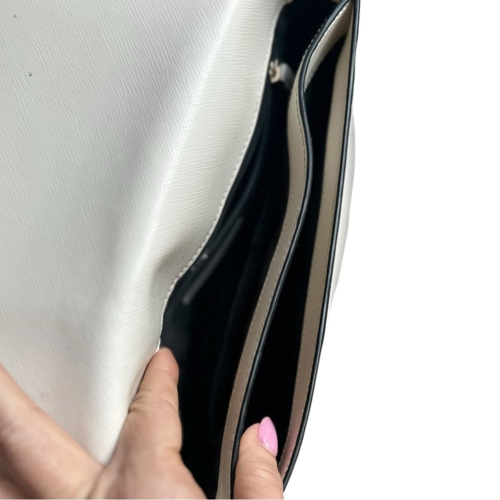 Kate Spade Shoulder Bag Adjustable Crossbody Black & White - Picture 8 of 8